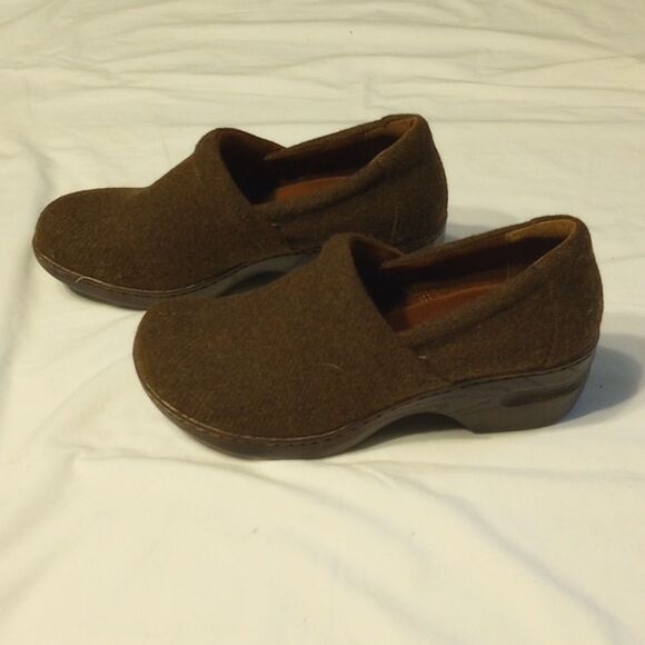 Brown Tweed b.o.c. Mules - Picture 3 of 11